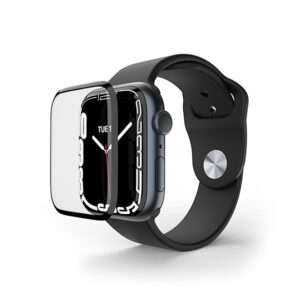 محافظ صفحه نمایش اپل واچ با حاشیه مشکی رکسین | Rexcin مدل Pro+ Premium Watch Screen Protector for